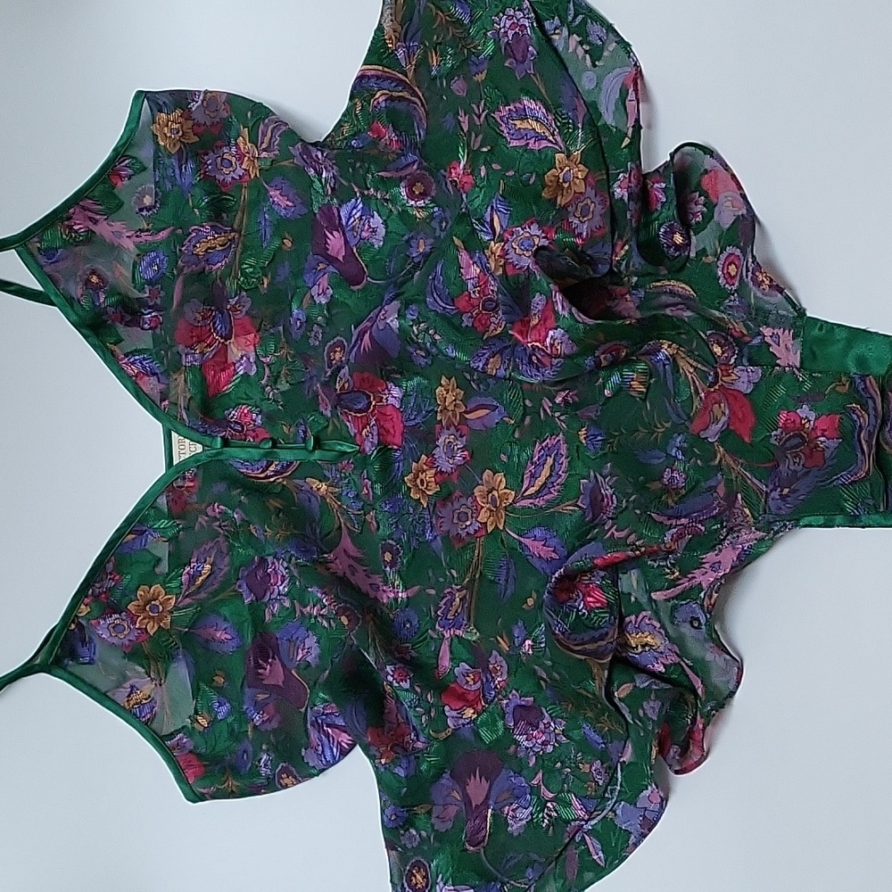 VINTAGE Victoria's Secret Floral Onsie